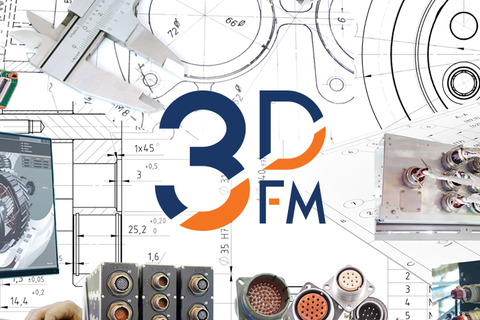 logo entreprise mécanique 3dfm